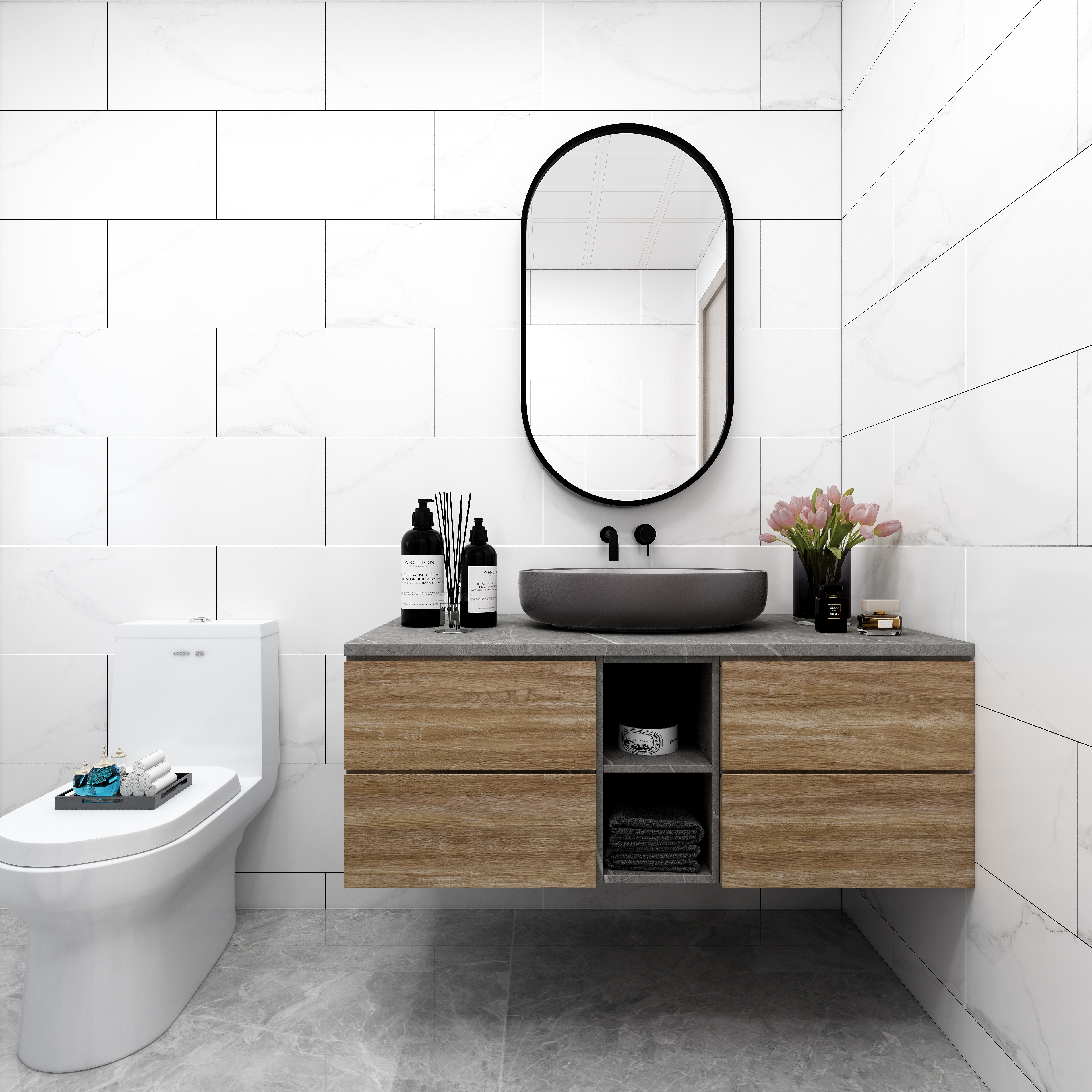 吴爽-117方新中式四居装修效果图