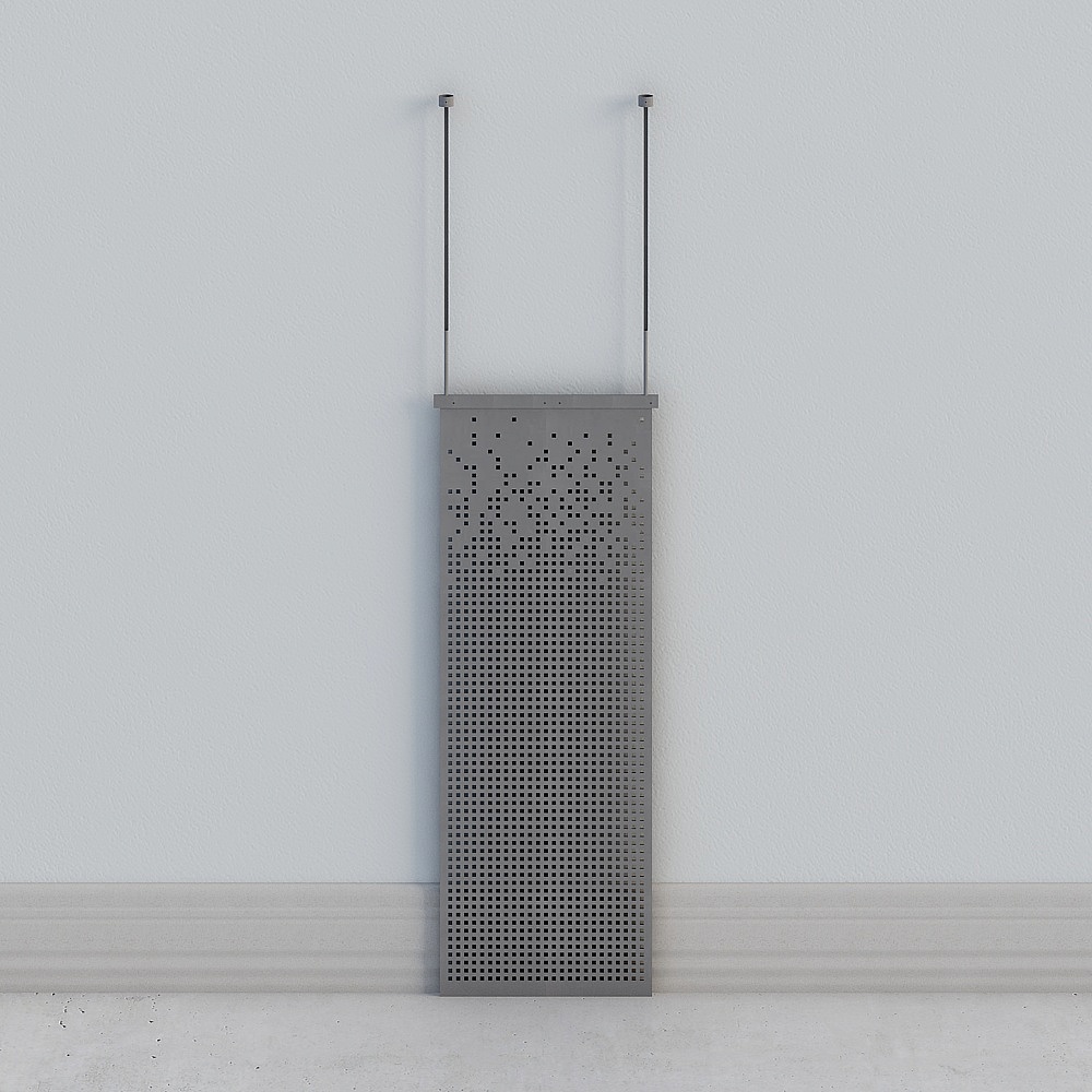 吊式屏风3D模型