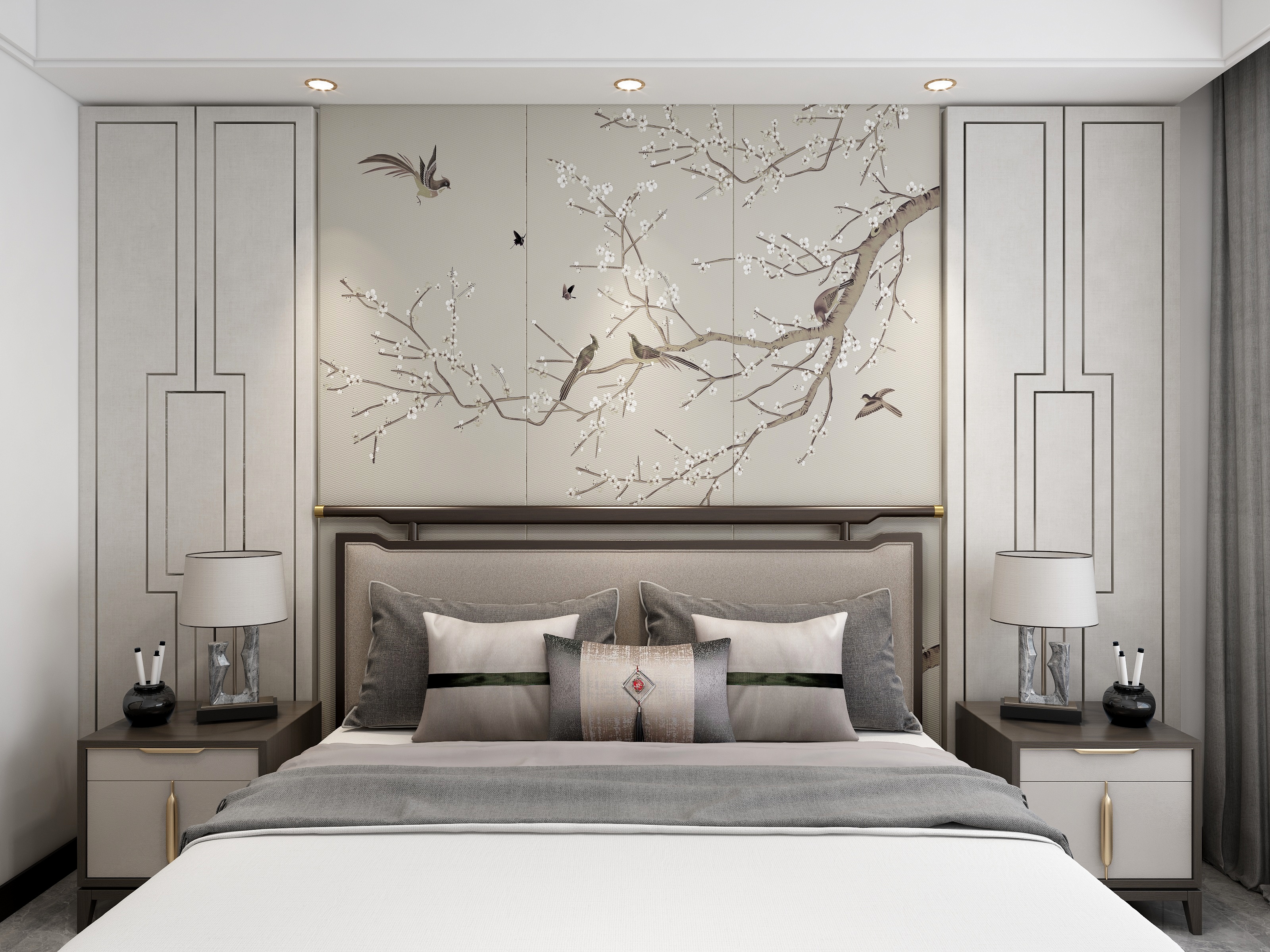 齐小北-178方新中式四居装修效果图