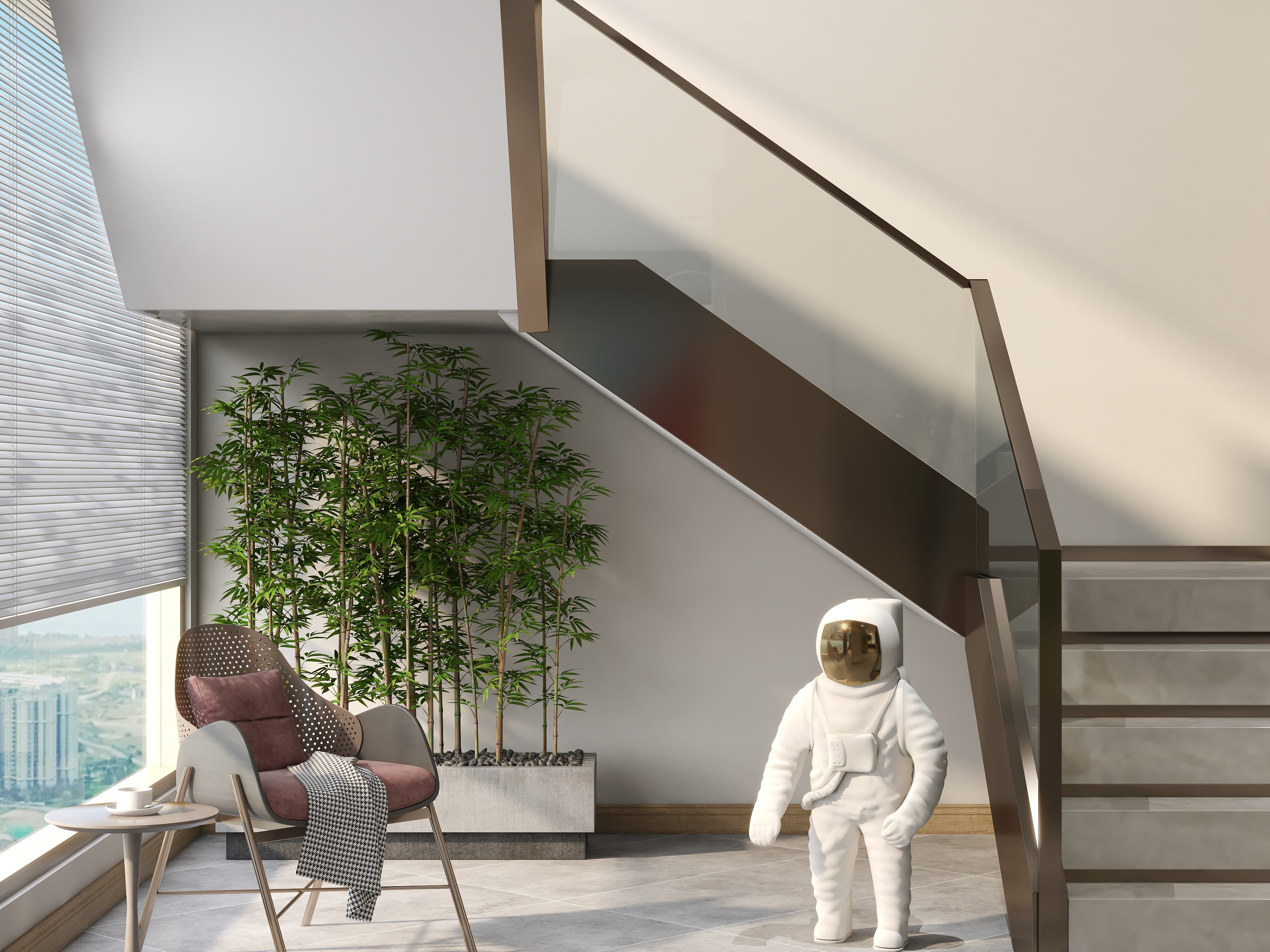 蜗舍茅屋-软装资深考核loft户型-装修设计方案