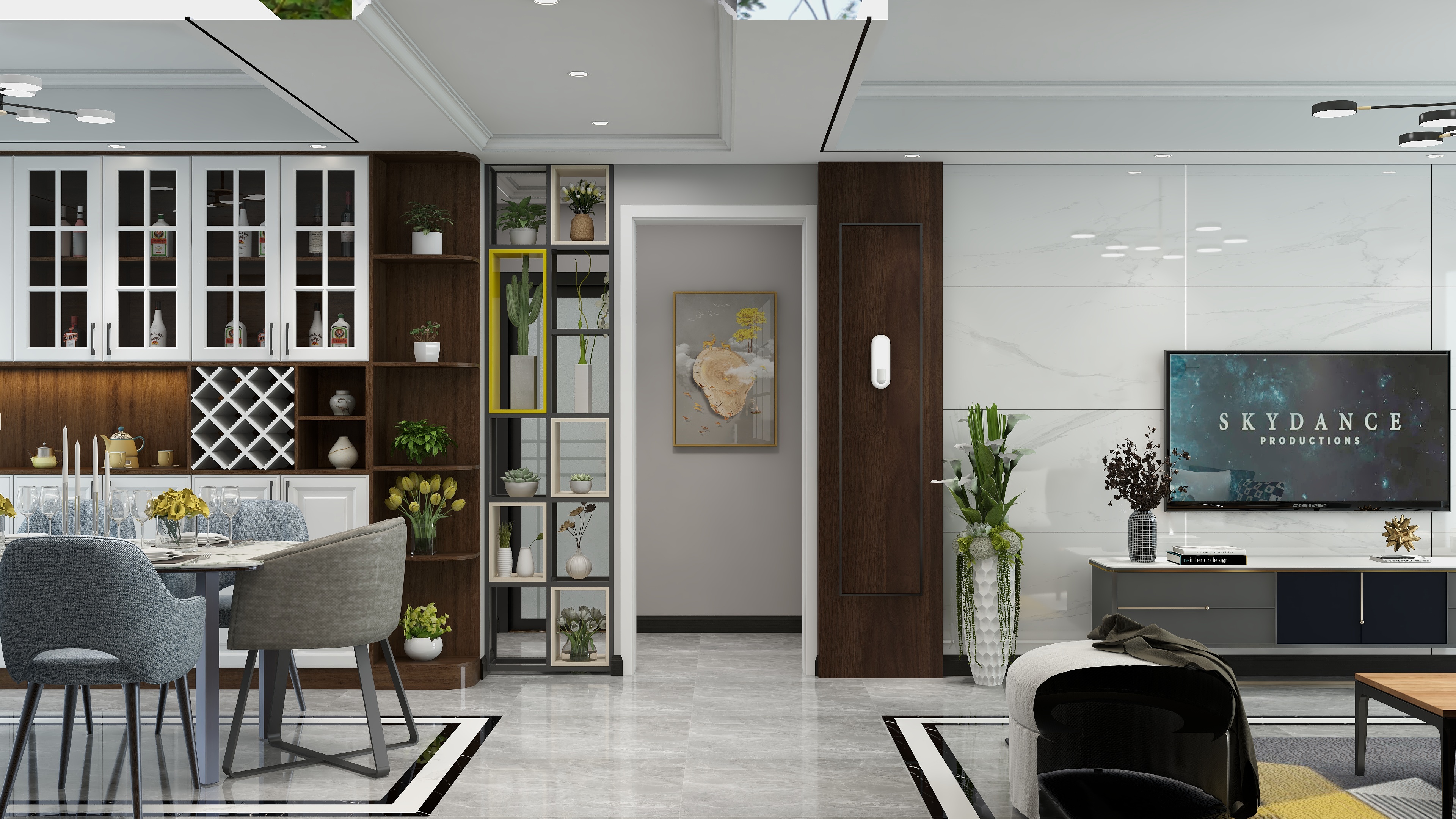 馨巢装饰CDKm-盛世嘉园17栋261户型-装修设计方案