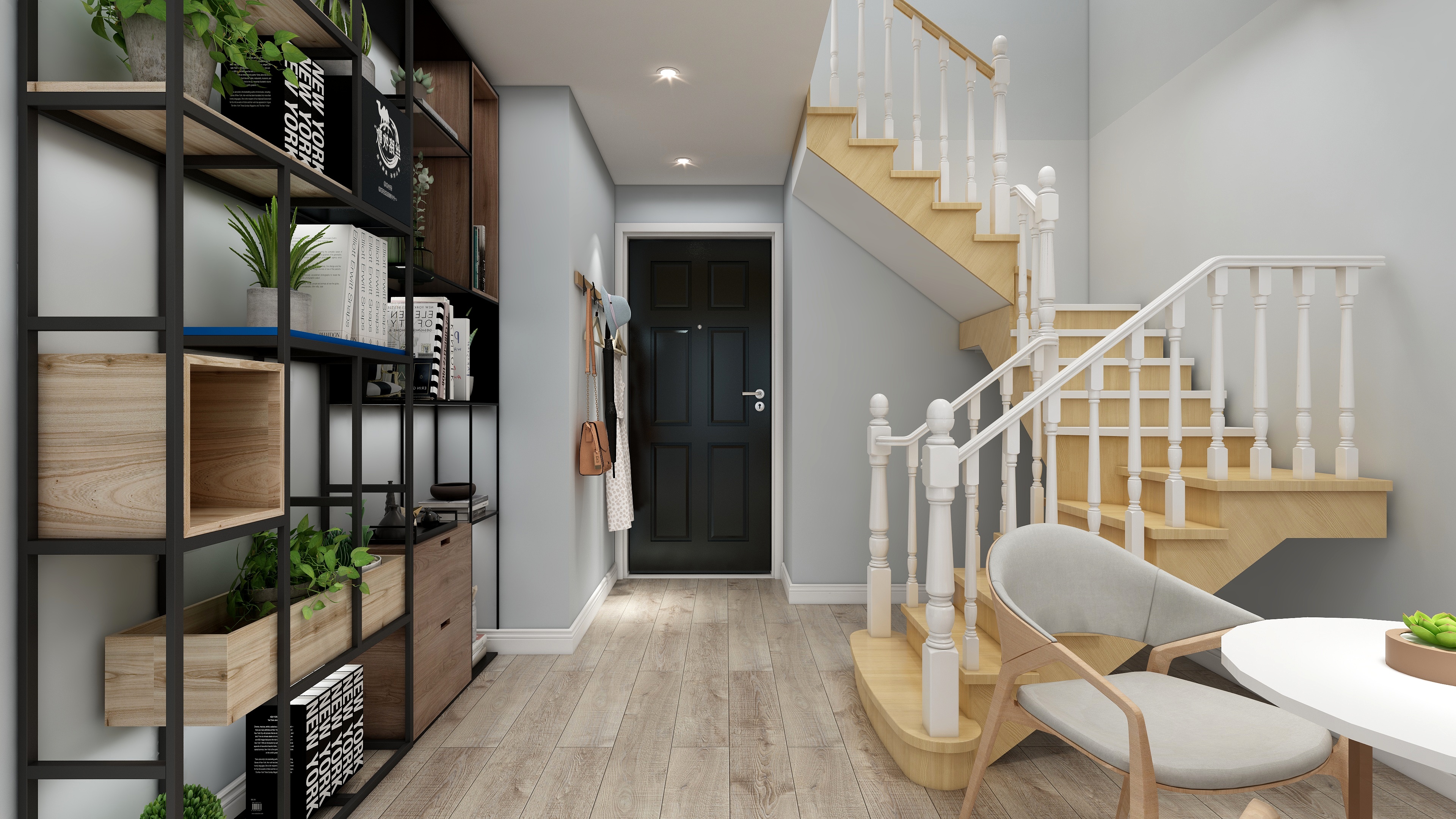 柏壹空间设计-唐人公馆-口岸国旅-现代简约-装修设计方案