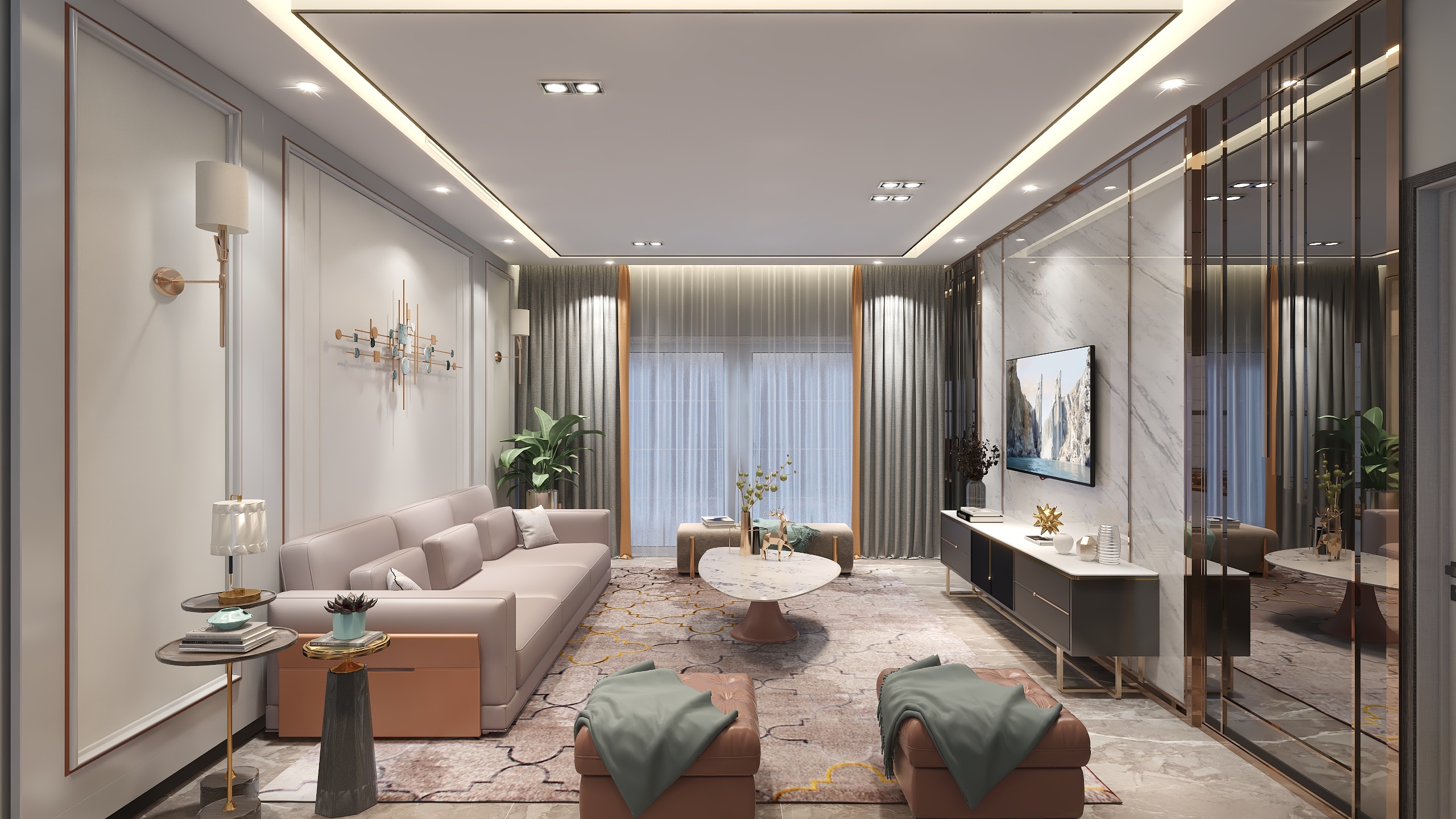 MAX丶Alvin-【港式】轻奢-装修设计方案