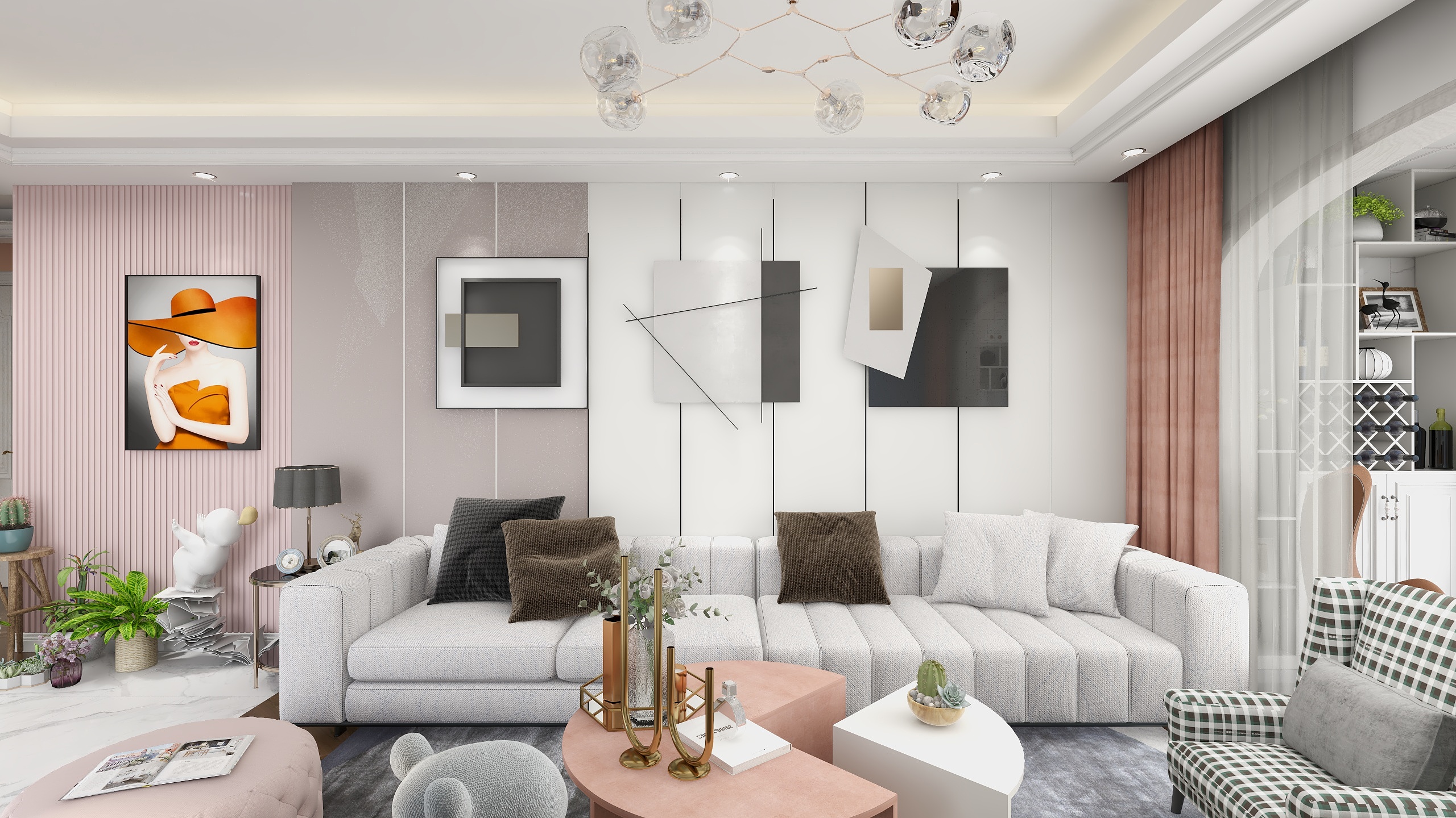 UIm5i4WnrMFu6gz-样板间征集专用户型一简欧-装修设计方案