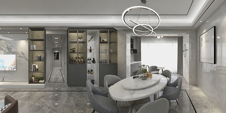 陈伟波-轻奢-悦盈新成花园17栋2803-装修设计方案