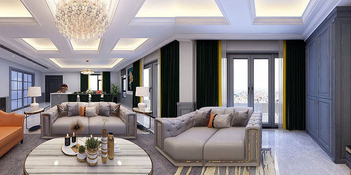 卡琳家具-纳帕溪谷别墅-意式轻奢20200802-装修设计方案