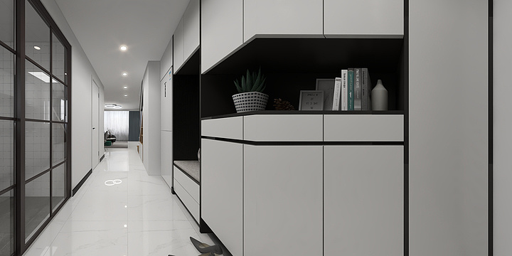 室内空间设计罗强-清河湾2号507-装修设计方案