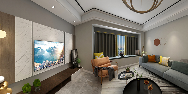 方亭亭-阳光里6-403现代9.29-装修设计方案