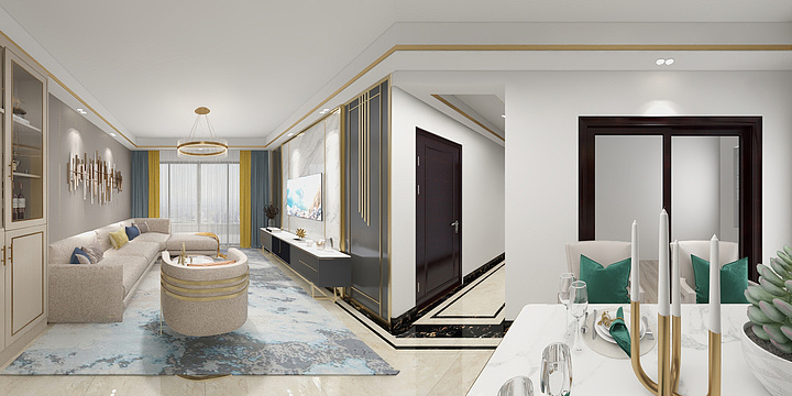 不知道我是不是郑辉-怡翠尊堤-装修设计方案