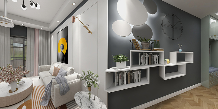 小徐努力减肥中-柏悦山85-装修设计方案