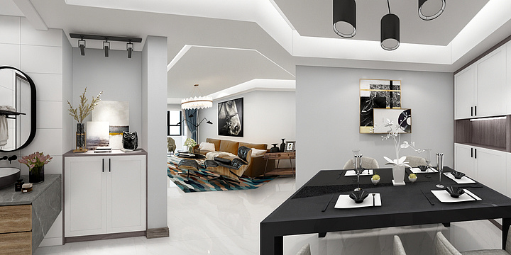 慧寄于心-万林名都城9-1202-装修设计方案