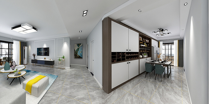 西安玖思荇装饰工程有限公司-美院-装修设计方案