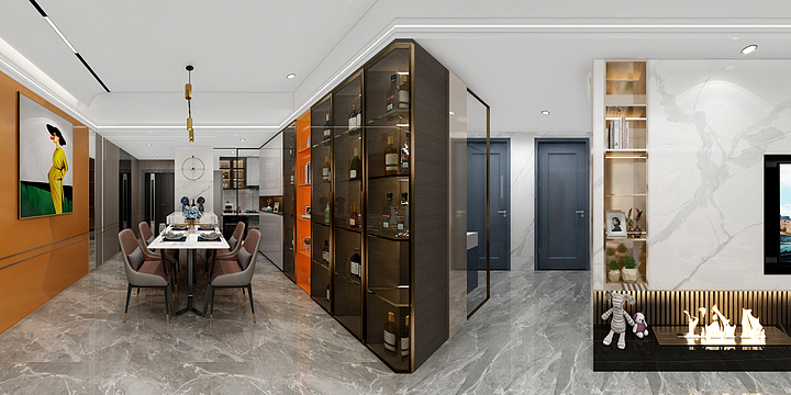 凱文设计-德威江誉城89-装修设计方案