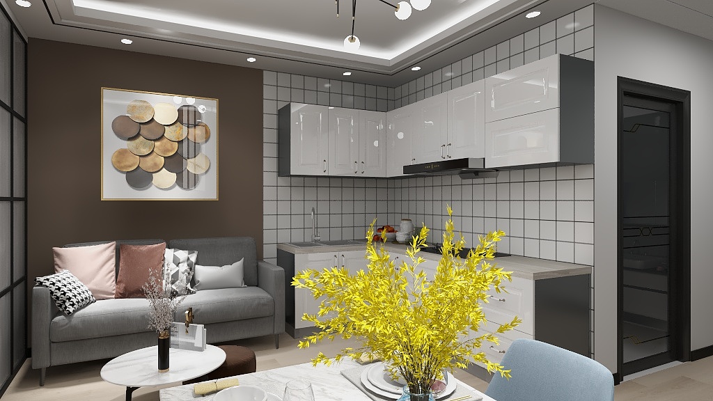 荣瀚设计工作室-碧龙江畔会所改公寓-装修设计方案