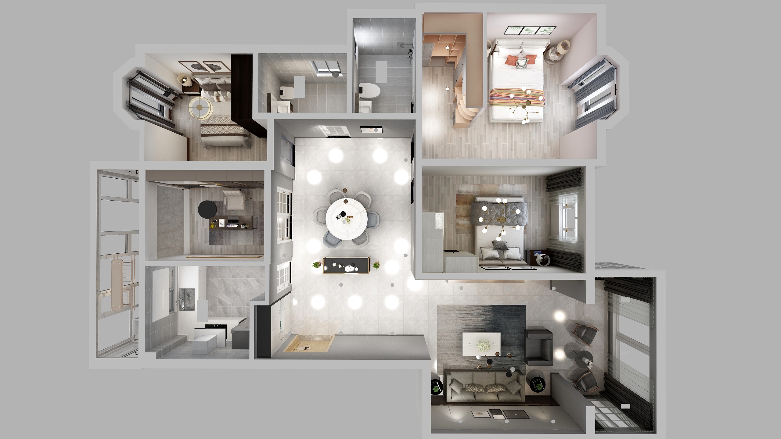 金林设计-莱蒙帝景11栋3单元505-装修设计方案