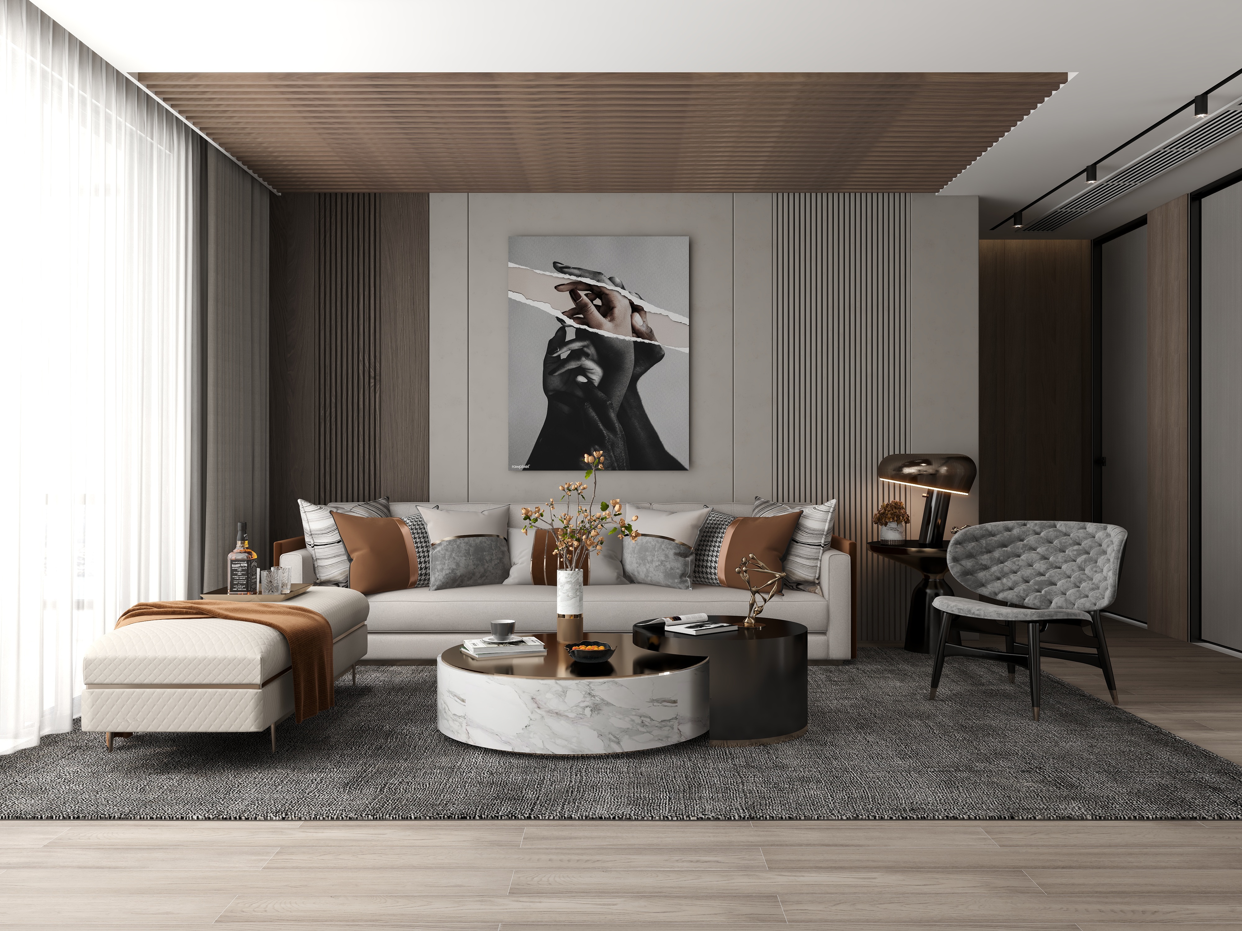 Q004中信泰富滨江金融城3号楼135平-装修设计方案