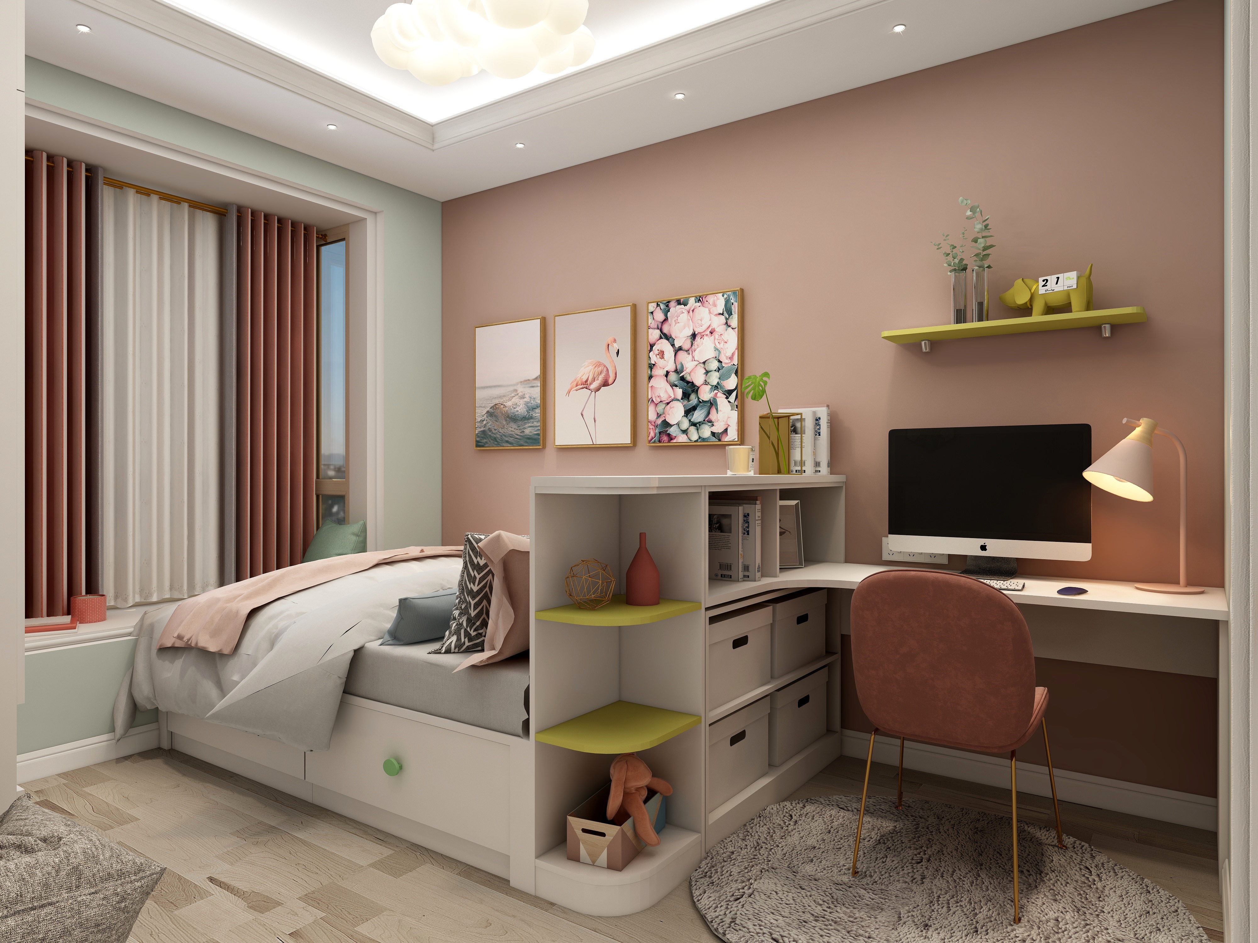 陈711-ins女儿房装修效果图