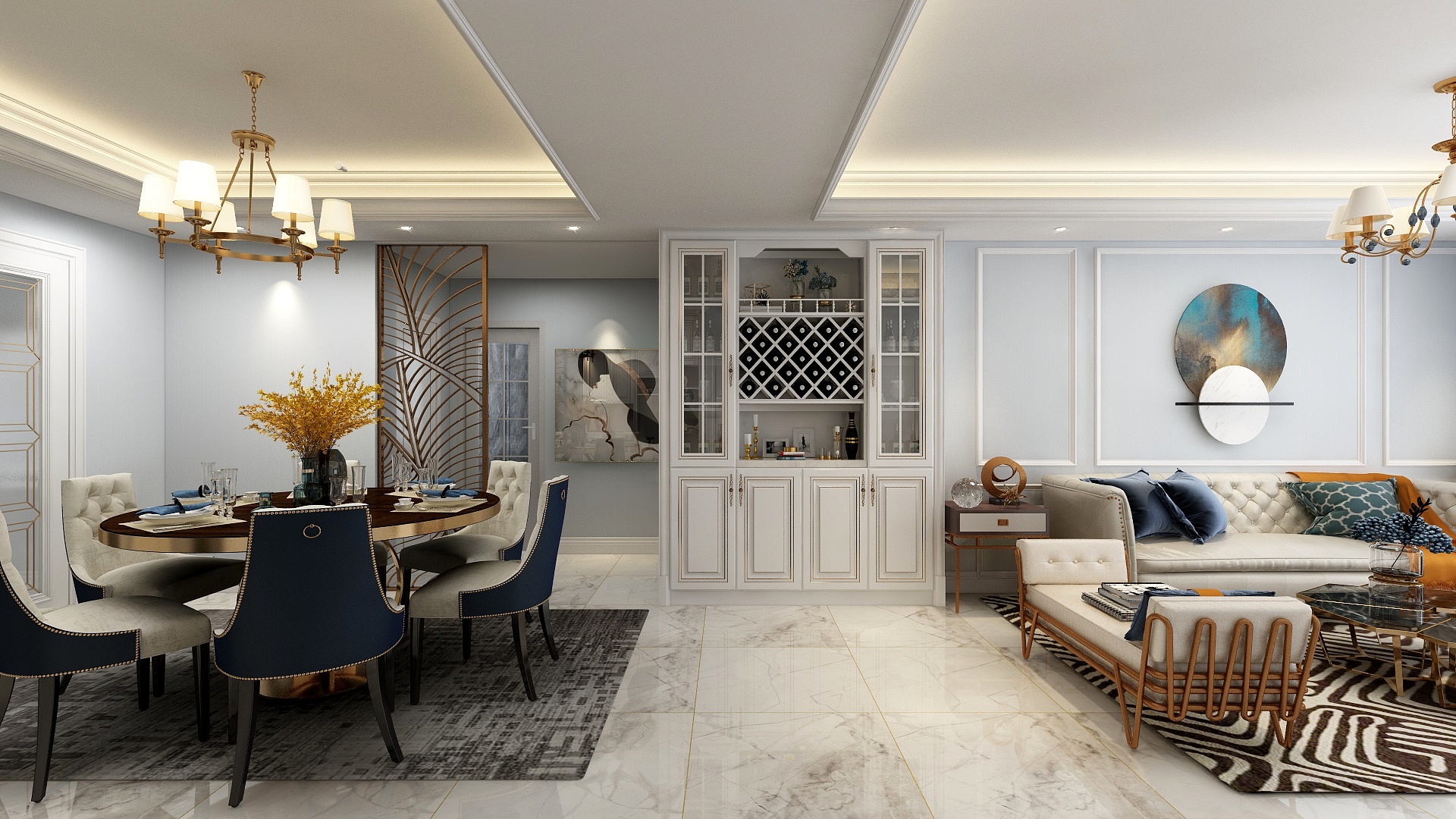 全案设计师罗丹-现代简欧装修效果图