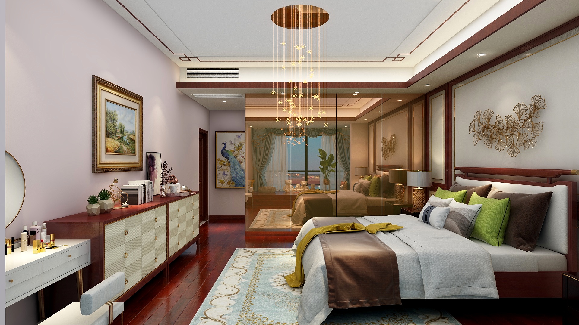 北风巷-大平层新中式四居室-副本-装修设计方案