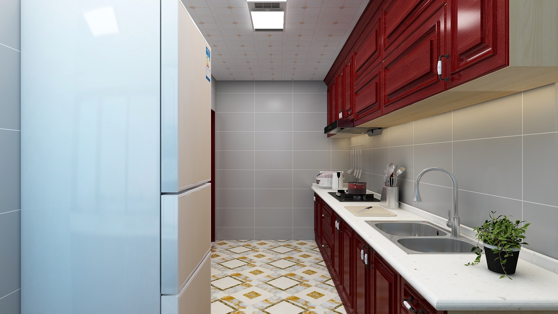 一八八啊九六五二二二五零-大平层新中式四居室装修效果图