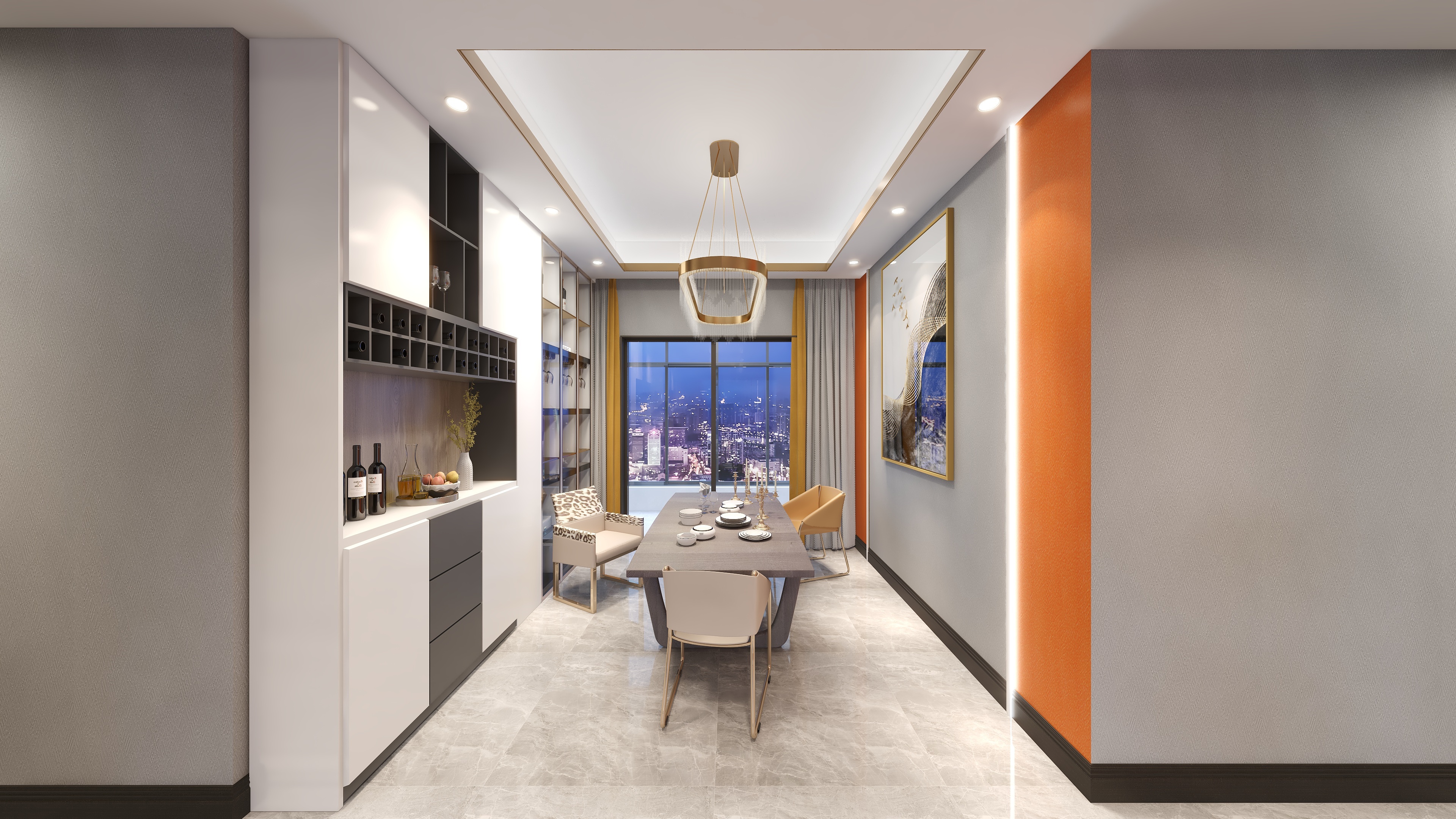 设计-WYF-龙光地产111平轻奢风-副本-副本-装修设计方案