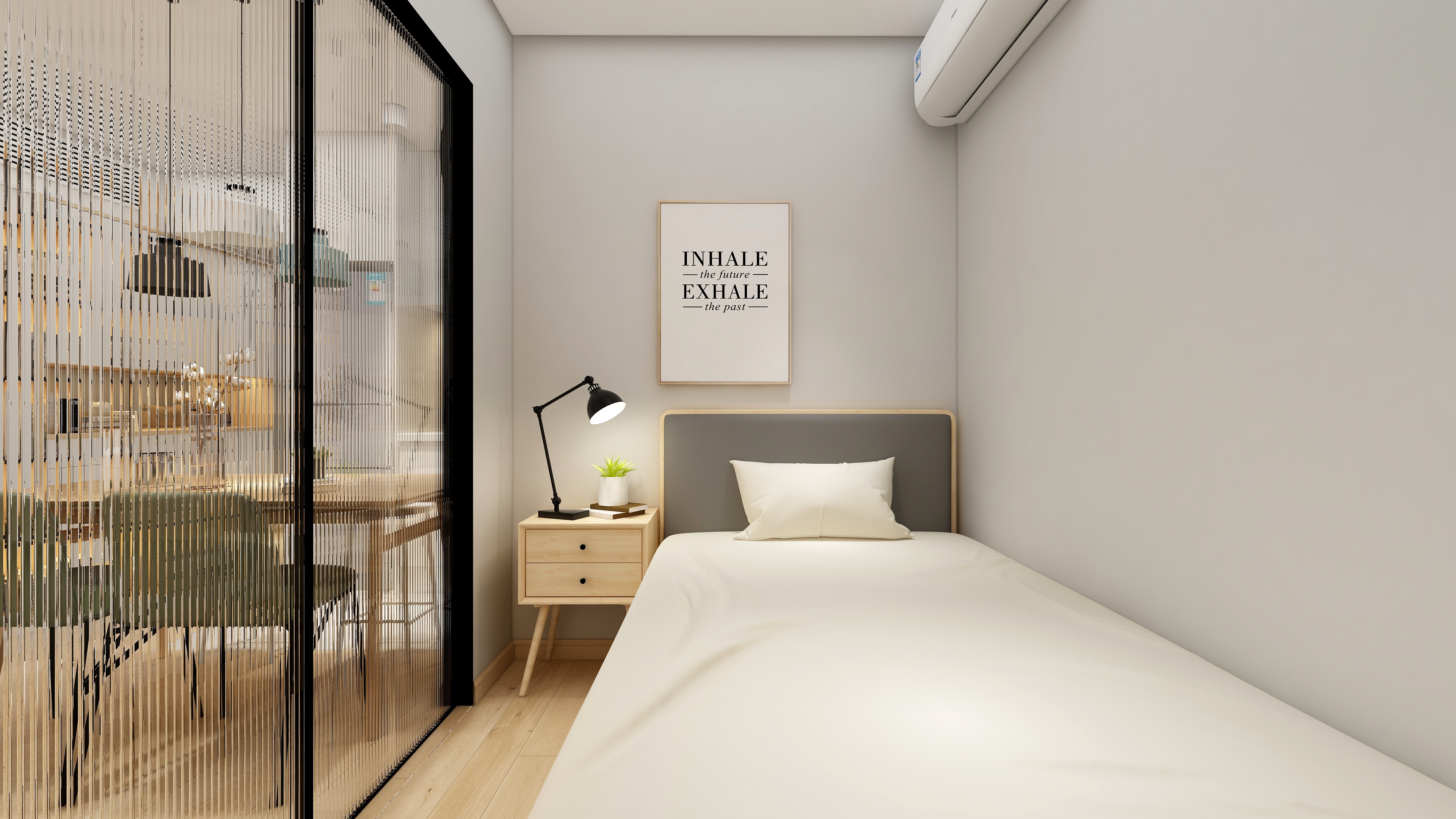 设计师丨胡月平-50方北欧两居装修效果图