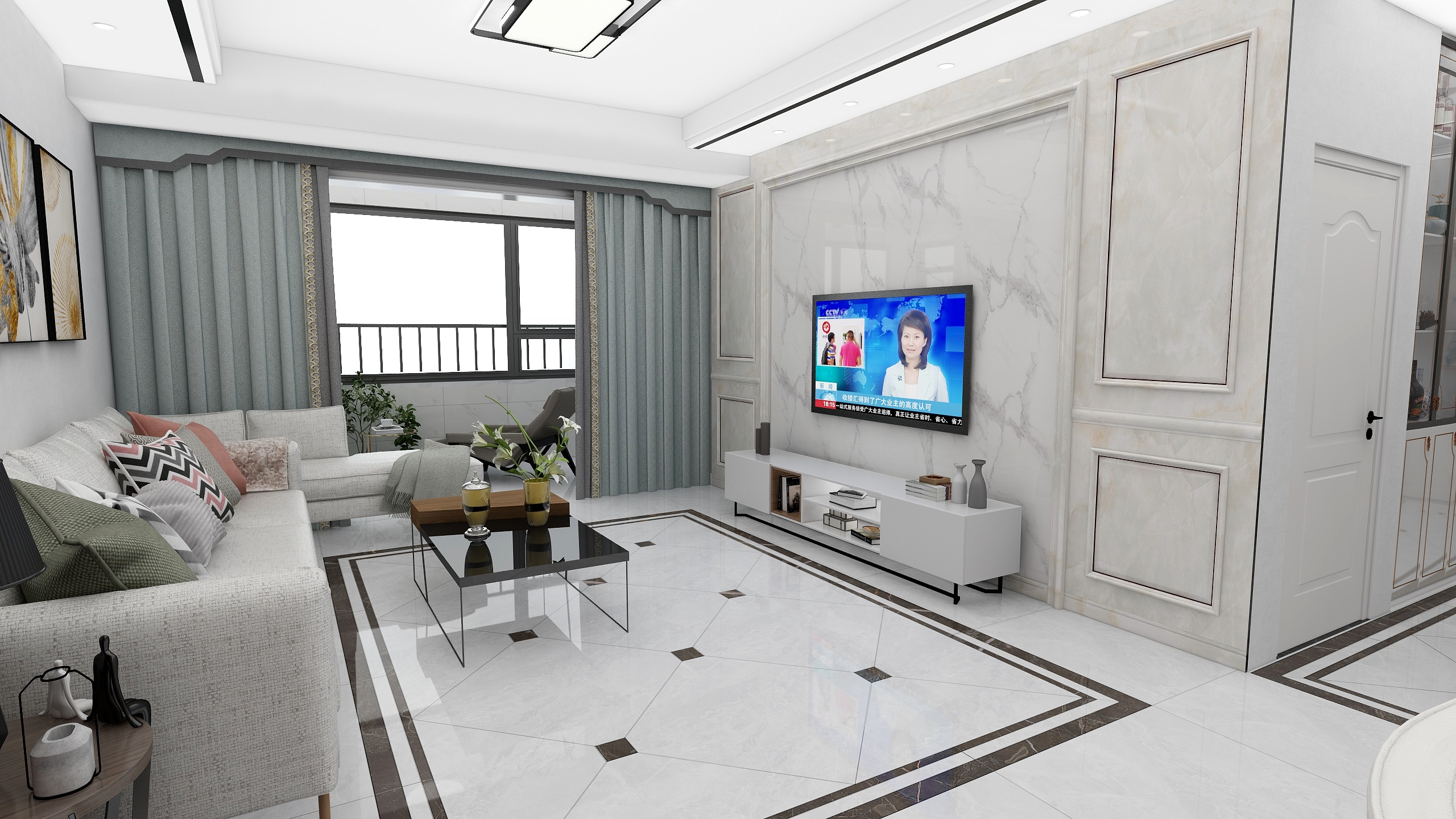 设计师--张-山水云间14栋303（里约灰-卫602.776-厨701）-装修设计方案