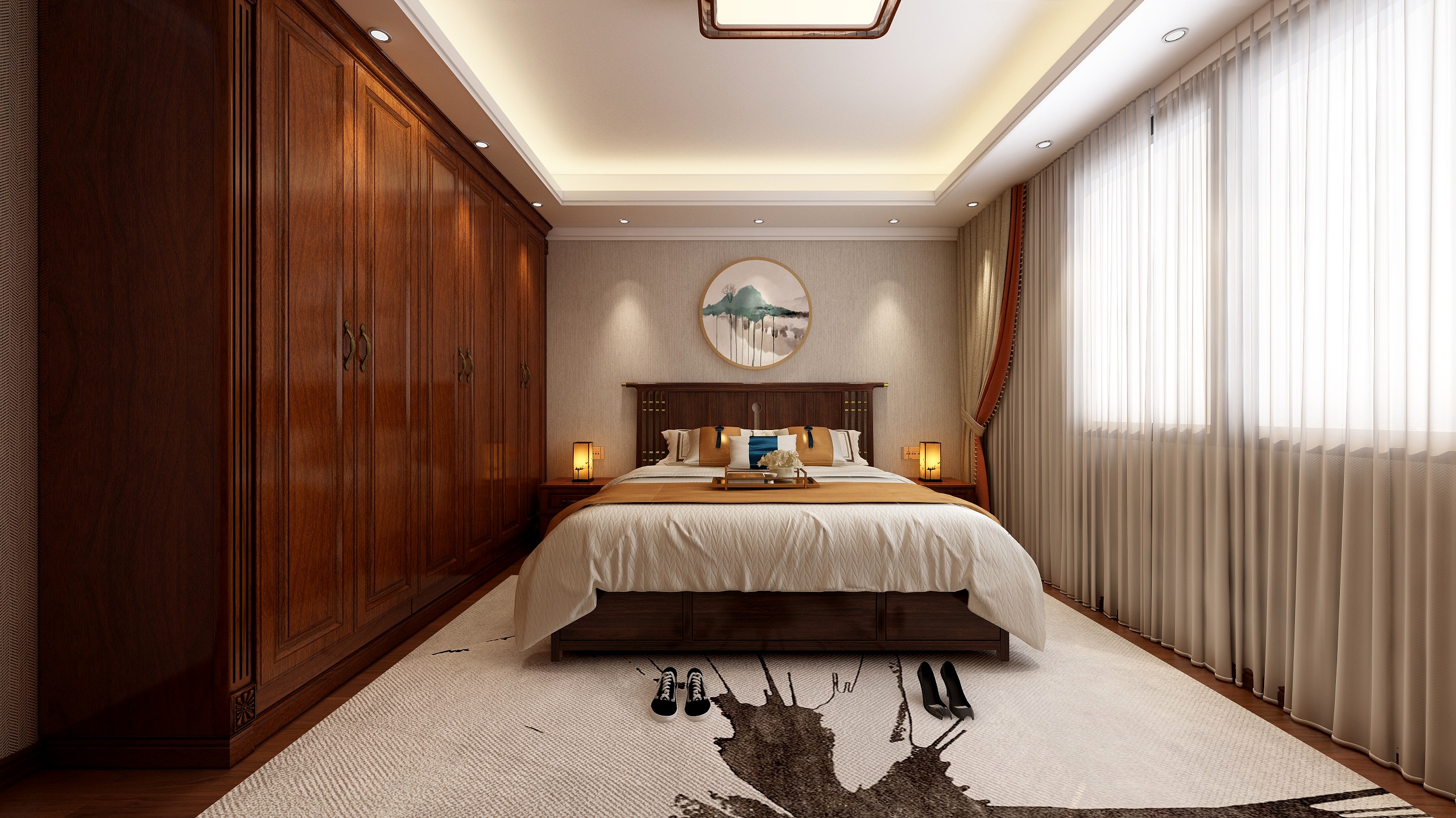 何玮-翡翠山河10号别墅首层长辈房②-装修设计方案