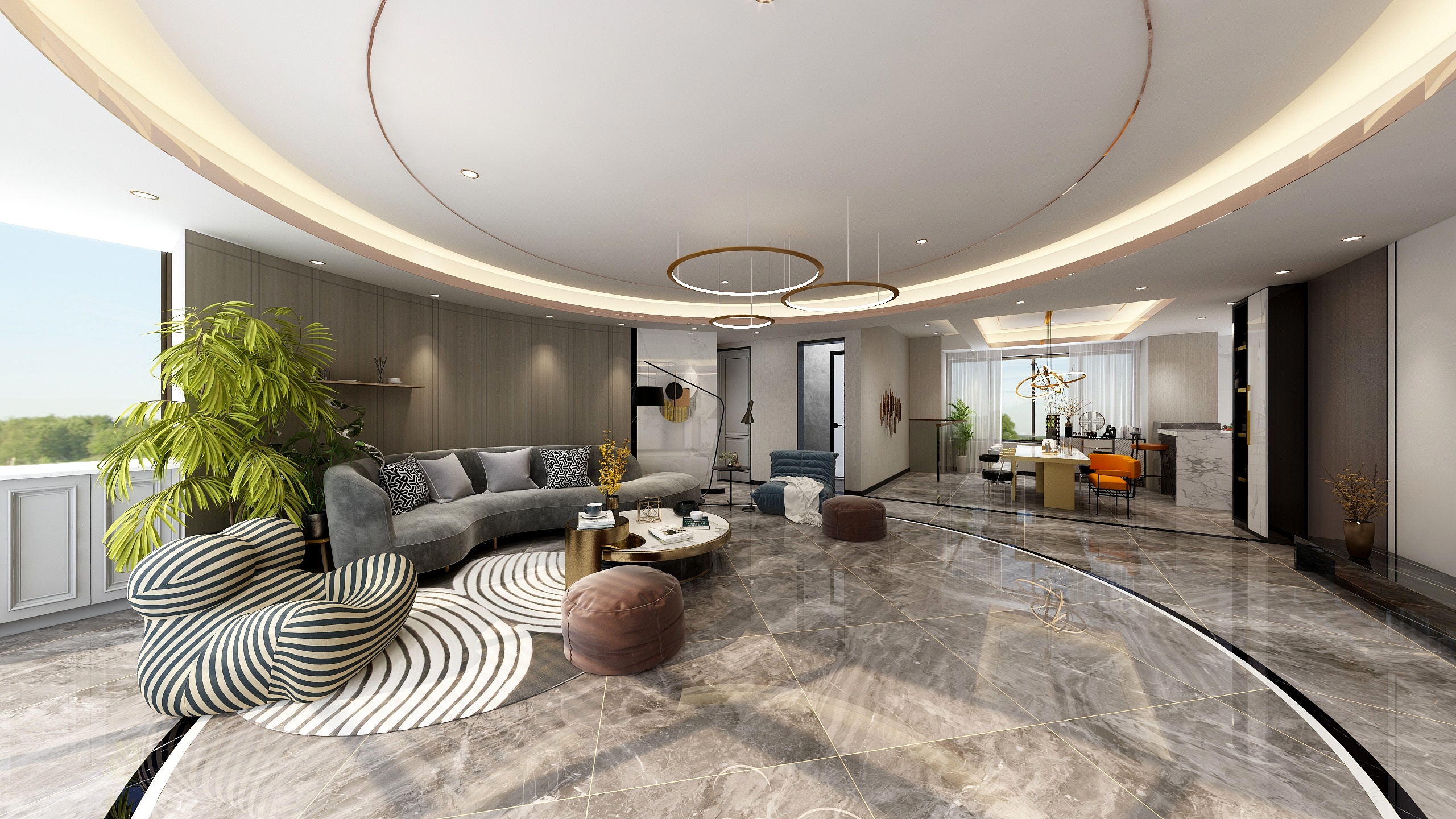 日暮空间设计-湖心半岛-装修设计方案