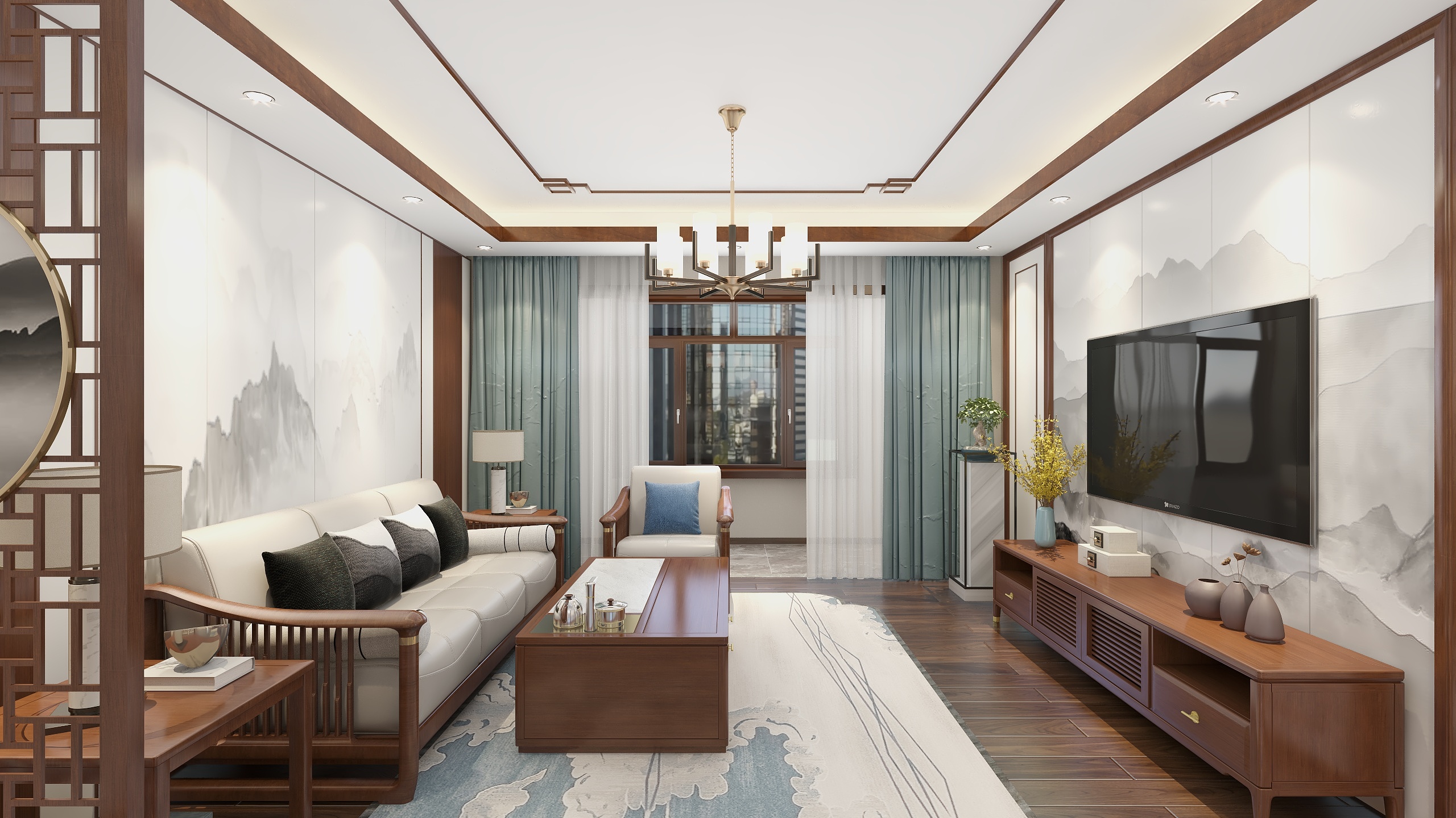 Jay_7-新中式装修效果图