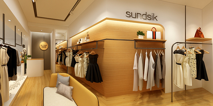 装饰设计李晓刚-大洋尚典女装-装修设计方案