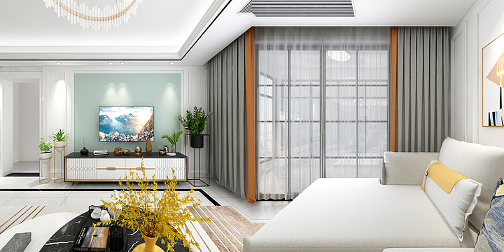 王正林高端定制-丹霞公馆-装修设计方案