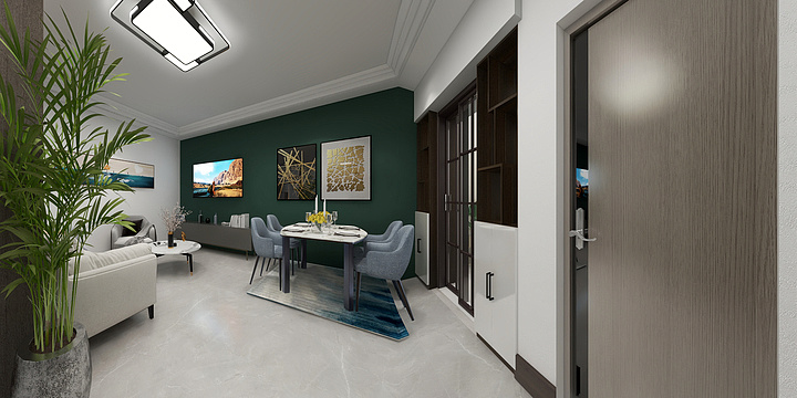 KevenMei-百合燕山公馆-装修设计方案