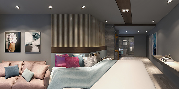 兴兴建筑装饰工程有限公司-A,B,C类。01.02.03号房间-装修设计方案