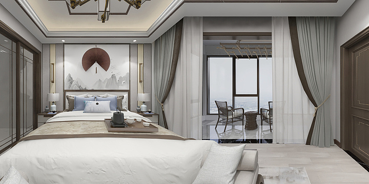 Hwinter-Liwu.Design-新中式.中央天城-装修设计方案