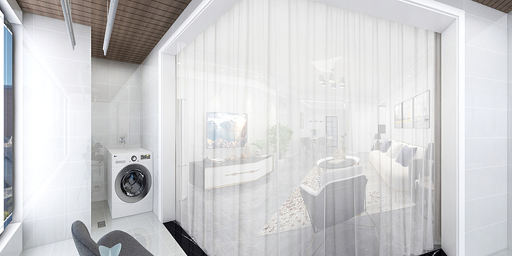 爱家装的小王-山水岭居5#砖上墙-现代-装修设计方案