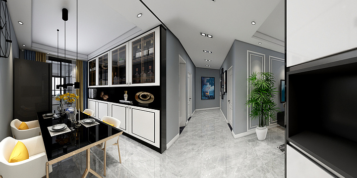 钜邦装饰-阳光新天地61号楼604-装修设计方案