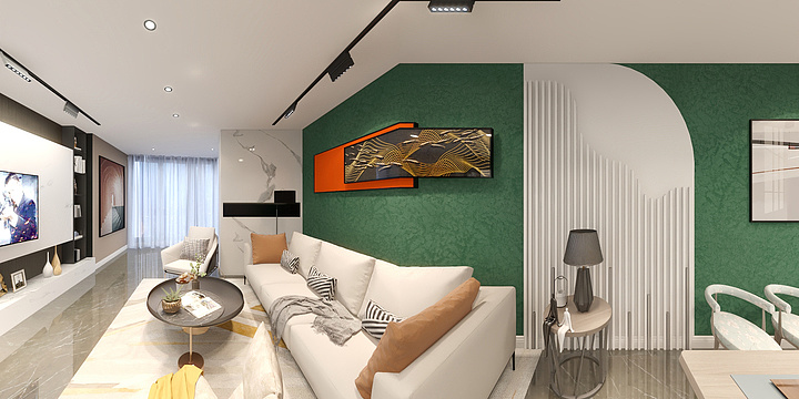 简心里一点-碧波豪庭户型-装修设计方案