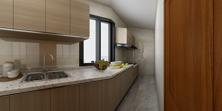 严俊-厨房-装修设计方案