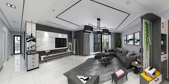 天狼装饰设计-汉中丰辉小区何老板三居室-装修设计方案