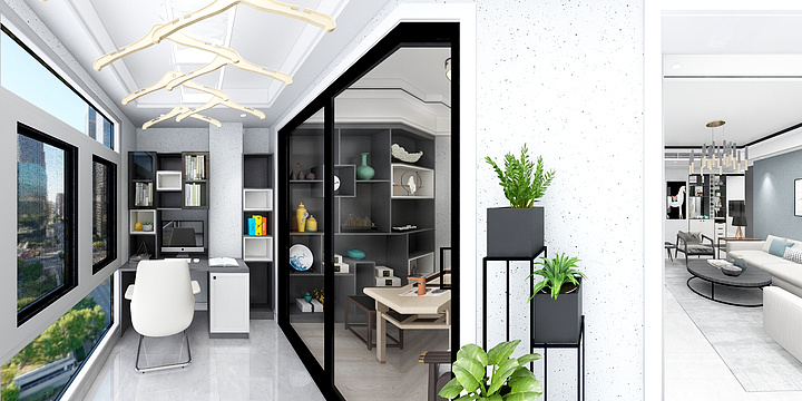 名饰嘉园装饰-滨江1号3#1901-装修设计方案