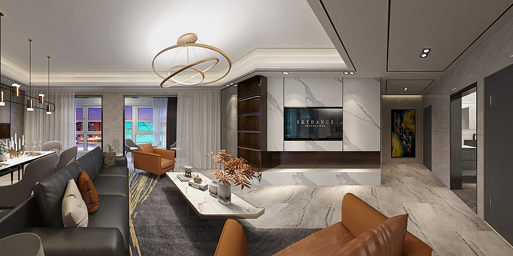 廖文博-保利东郡142平方案-装修设计方案