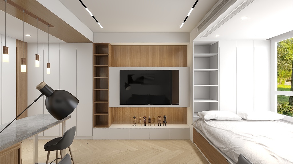 BAI_Designer-简约混日式（小型公寓案例）-装修设计方案