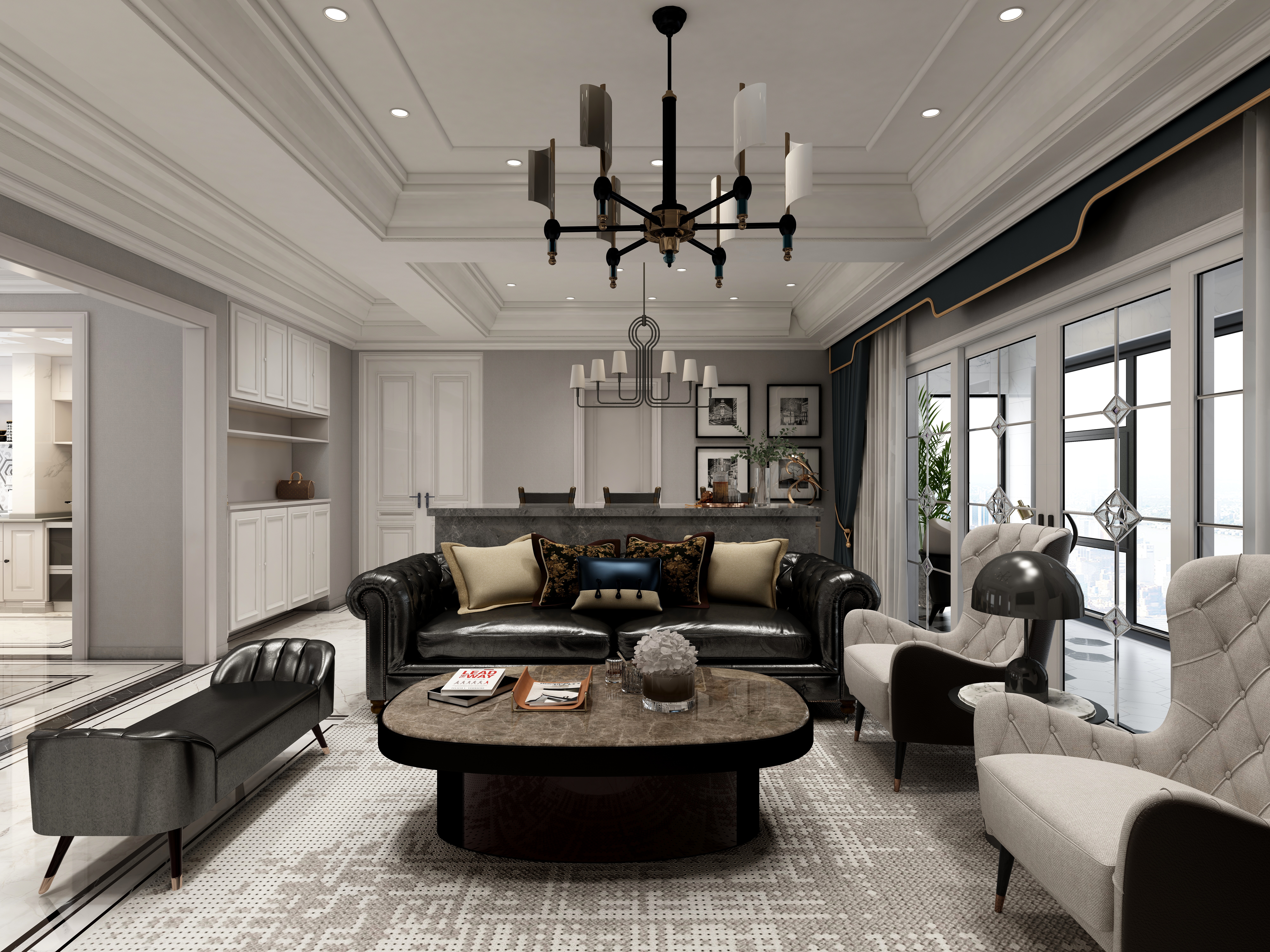 阿菲阿菲菲-黑色柳丁-装修设计方案