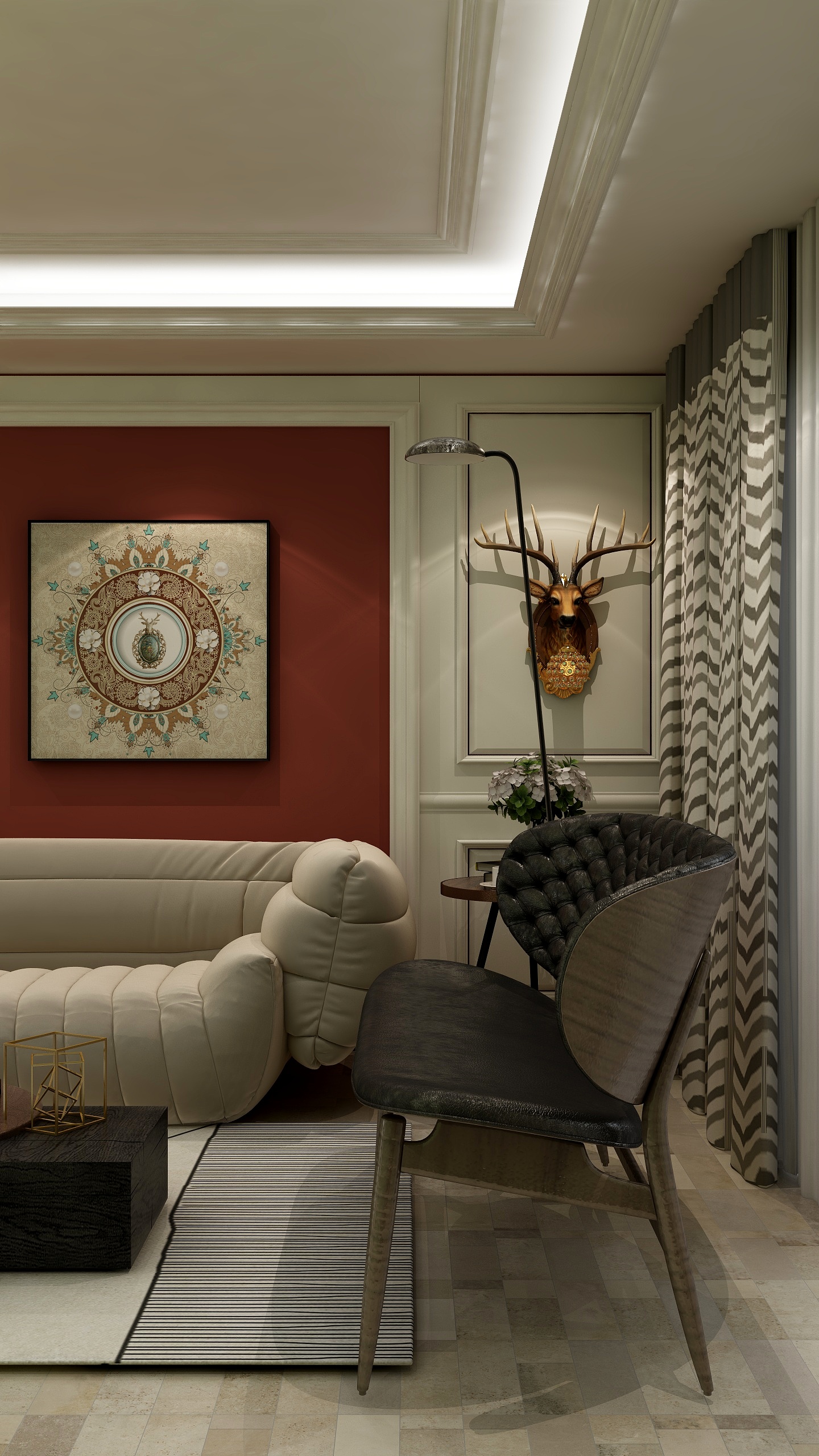 设计师韩博-美式田园—新居里孙先生-装修设计方案