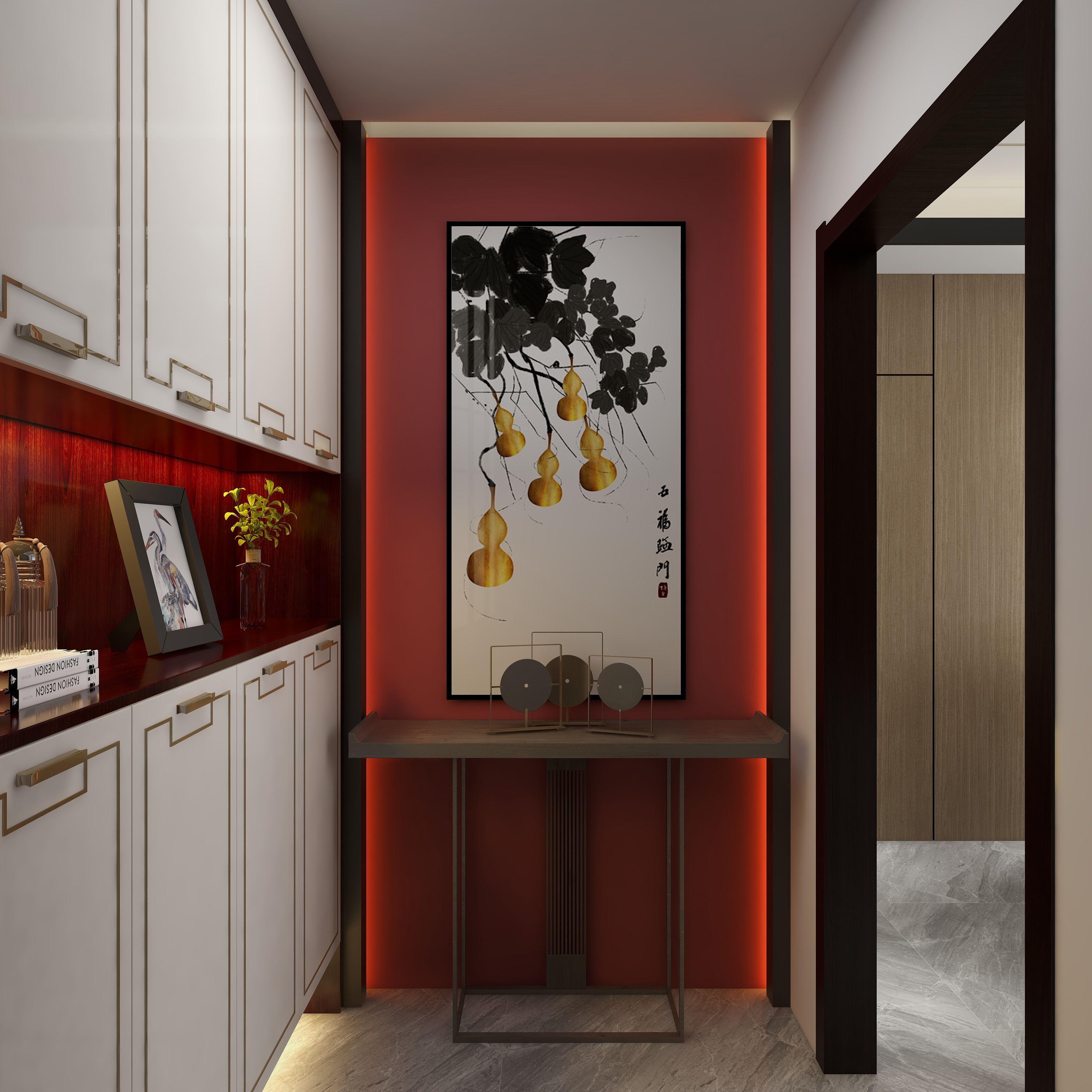 啤叔最酷-新中式两居装修效果图