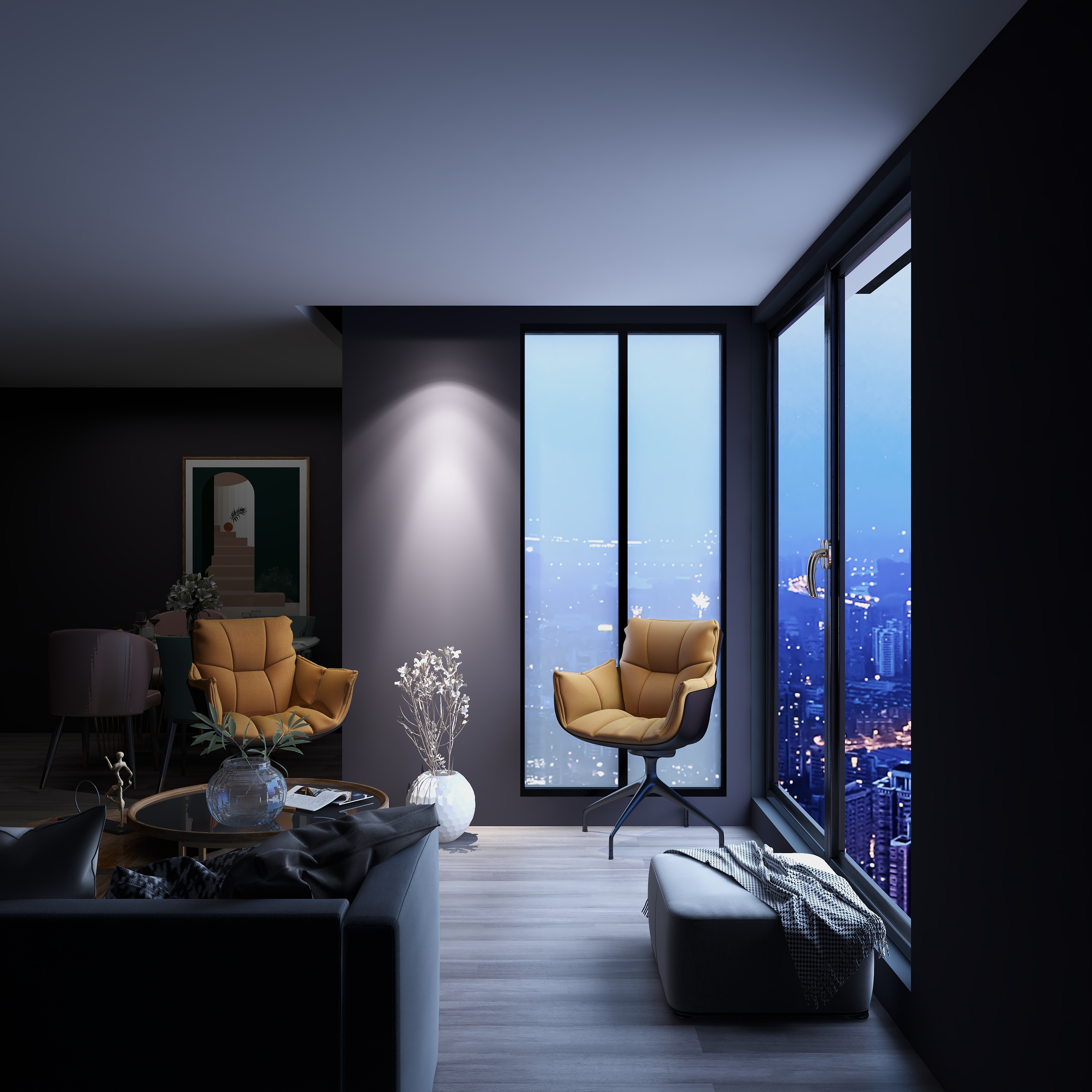 153****5200LjUv-黑色空间-装修设计方案