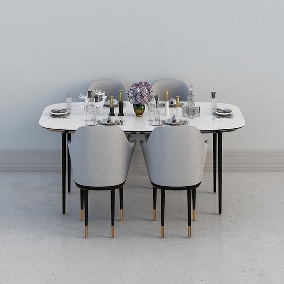 Modern Dining Sets,Black