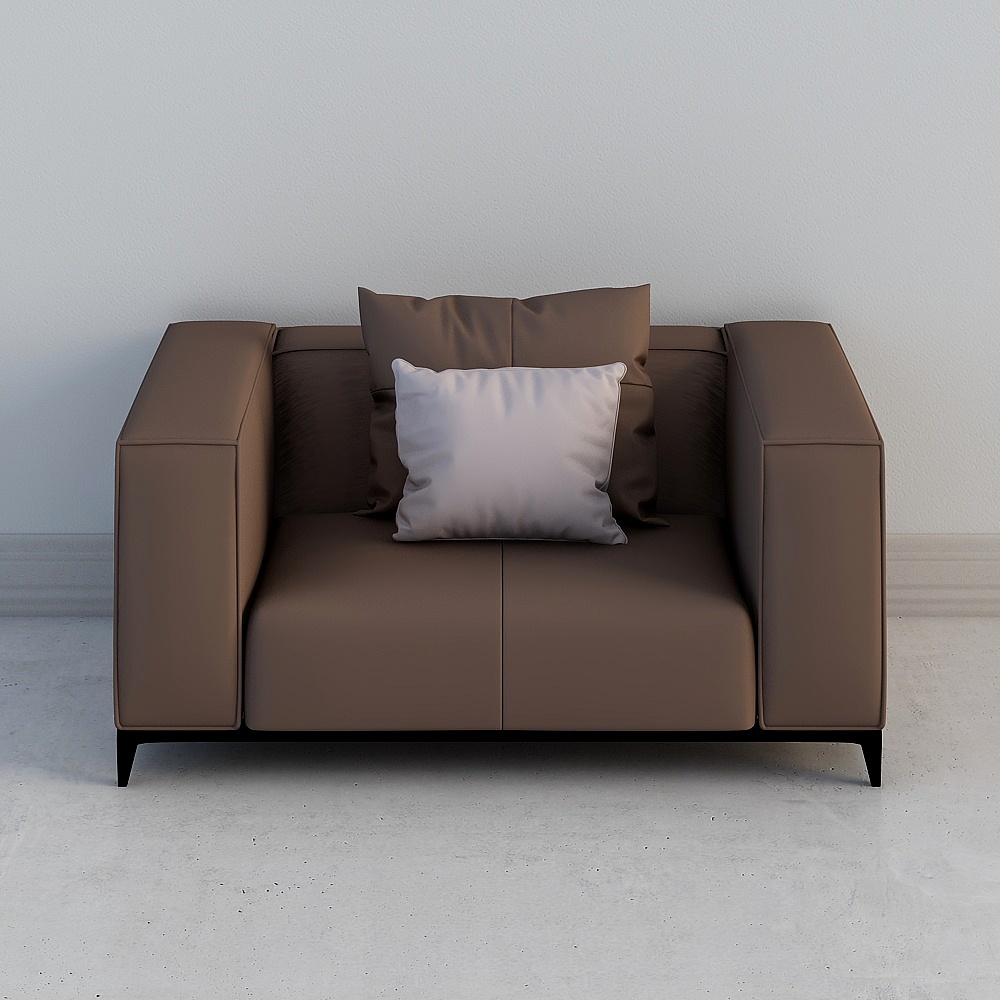 品家匠-轻奢沙发椅-单人沙发3D模型