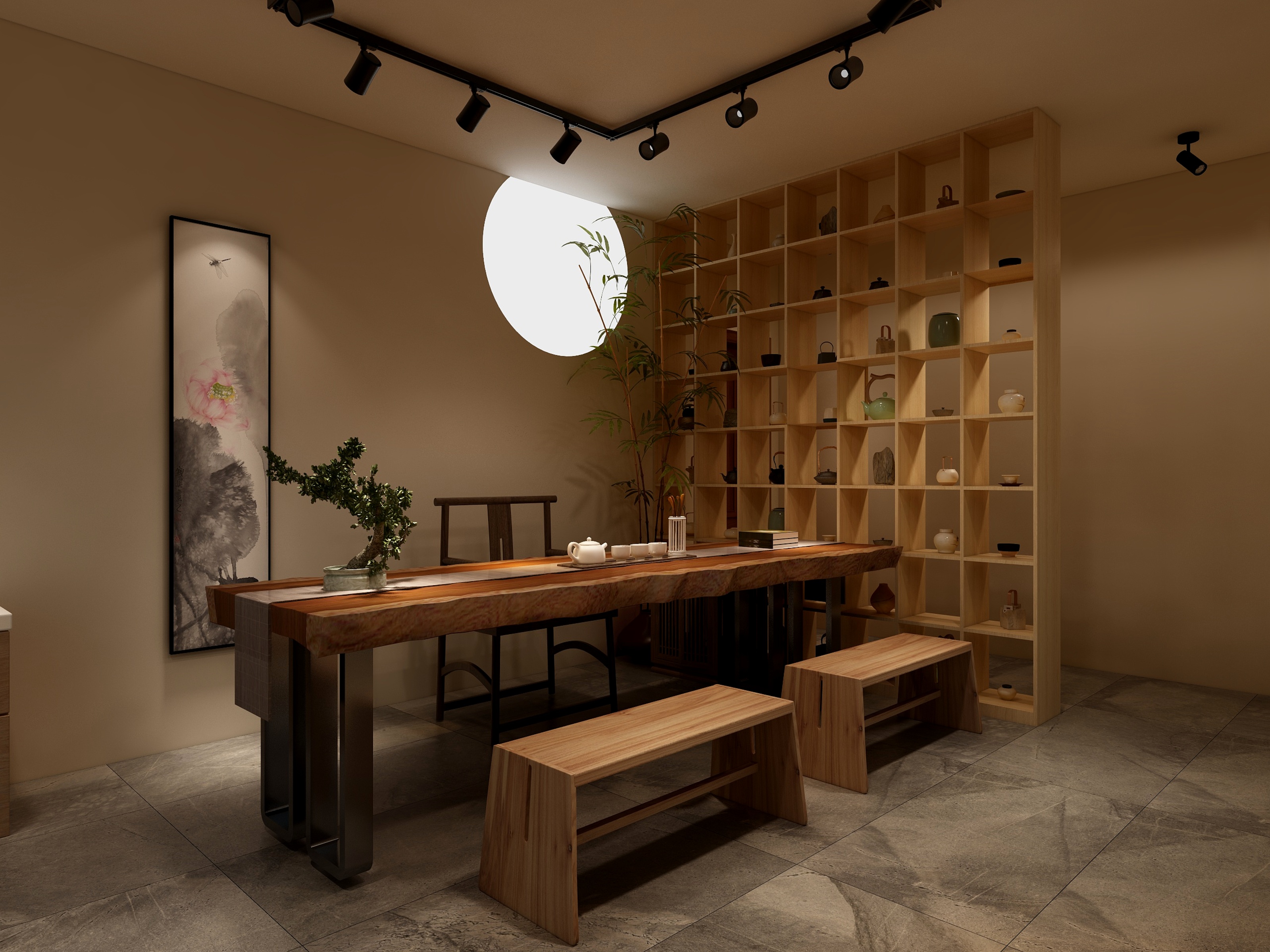 ‭-茶室-装修设计方案